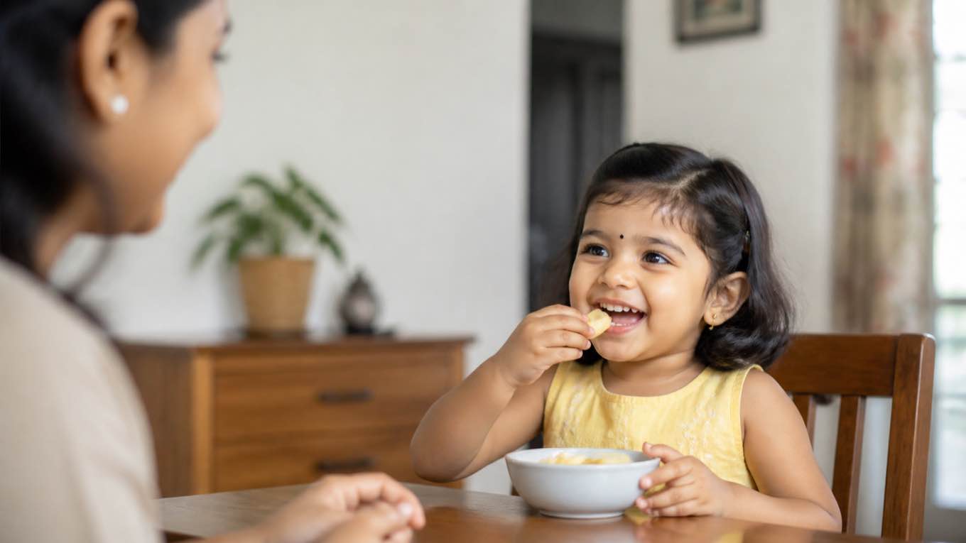 6 महिन्यांच्या बाळाचा आहार तक्ता — नाचणी सत्वापासून खिचडीपर्यंत, आठवड्यागणिक योजना