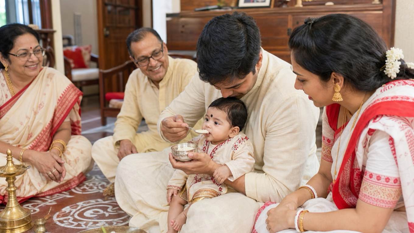 Annaprashan: the first-food ceremony, and how to do it safely