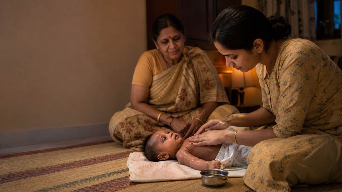 Baby massage (malish): the tradition, the technique and the safety rules