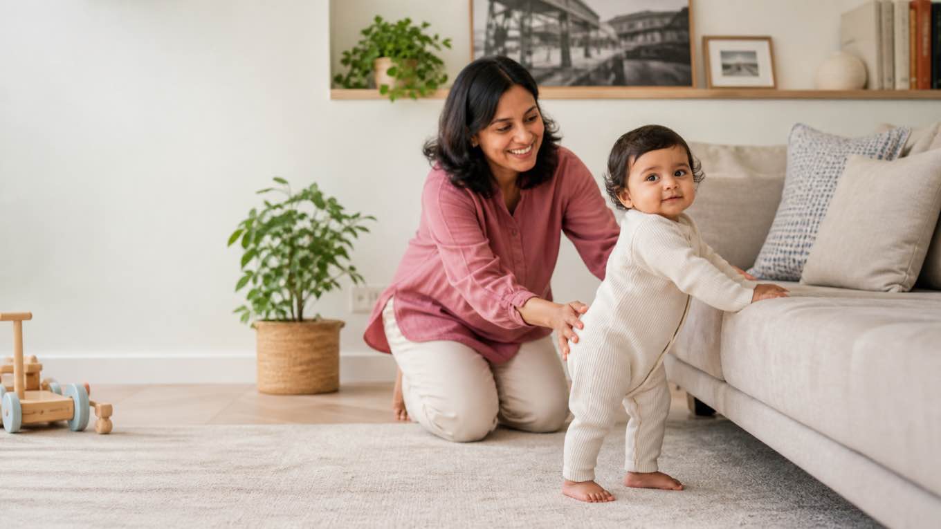 Your baby at 11 months: nearly walking, definitely opinionated