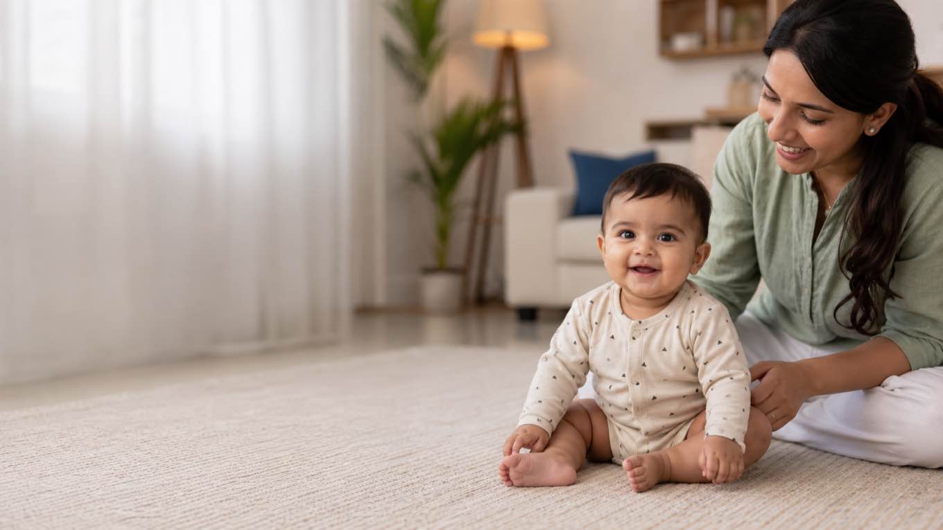 Your baby at 7 months: crawling attempts and stranger anxiety