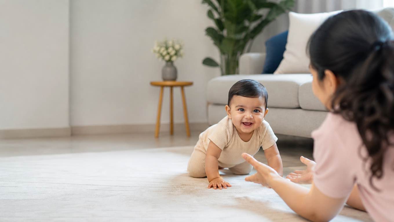 Your baby at 9 months: cruising, pointing and the measles vaccine