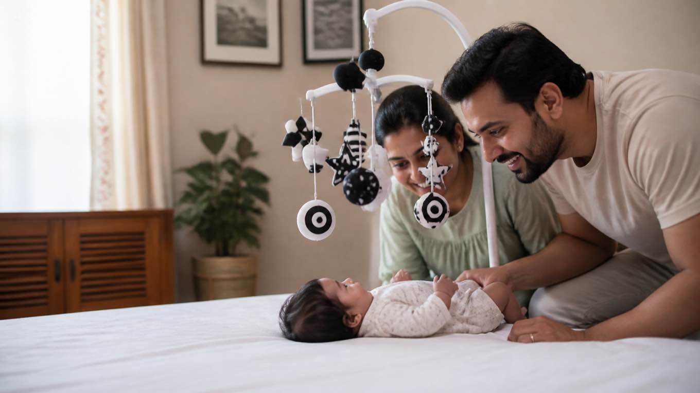 Baby week 7: the discovery of hands, and full coo conversations