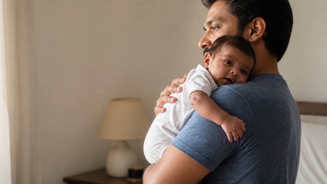 Baby week 9: the hands now reach for things
