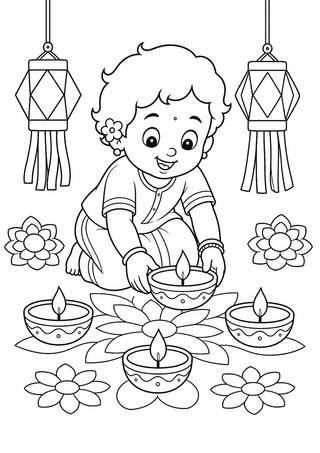 தீபாவளி அகல் விளக்குகள்