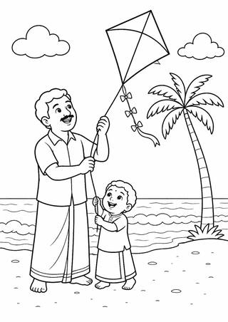 கடற்கரையில் பட்டம்