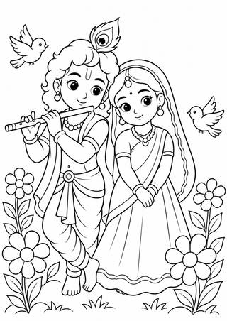 கண்ணனும் ராதையும்