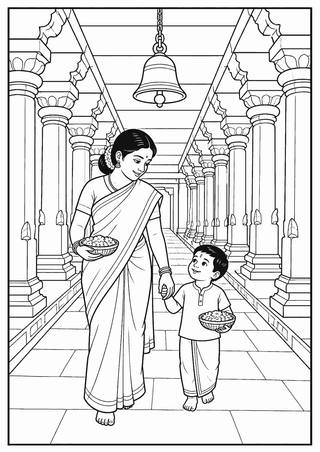 ராமேஸ்வரம் கோயில் பிரகாரம்