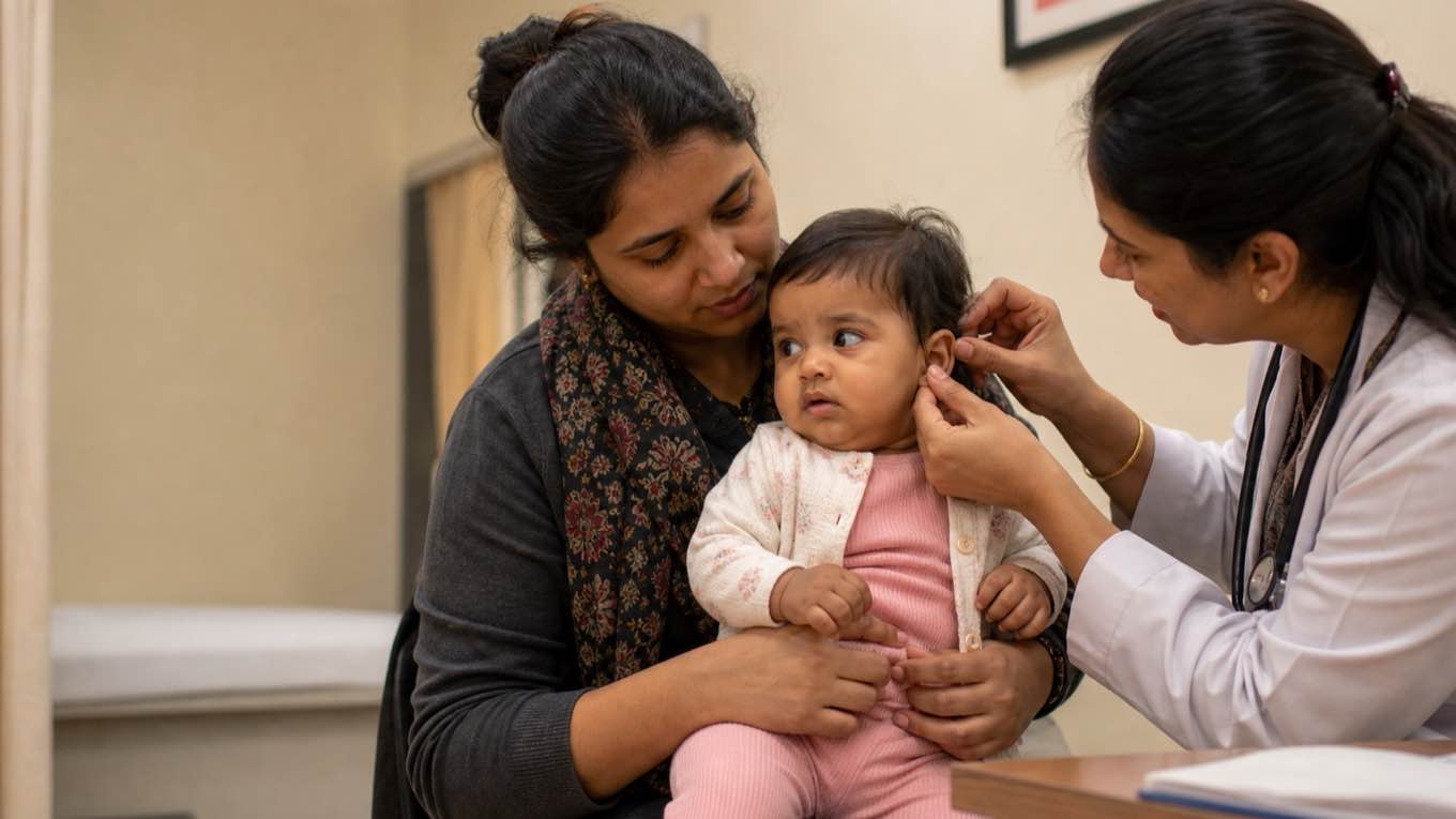 Ear piercing for babies: the right age, the safe way, and aftercare
