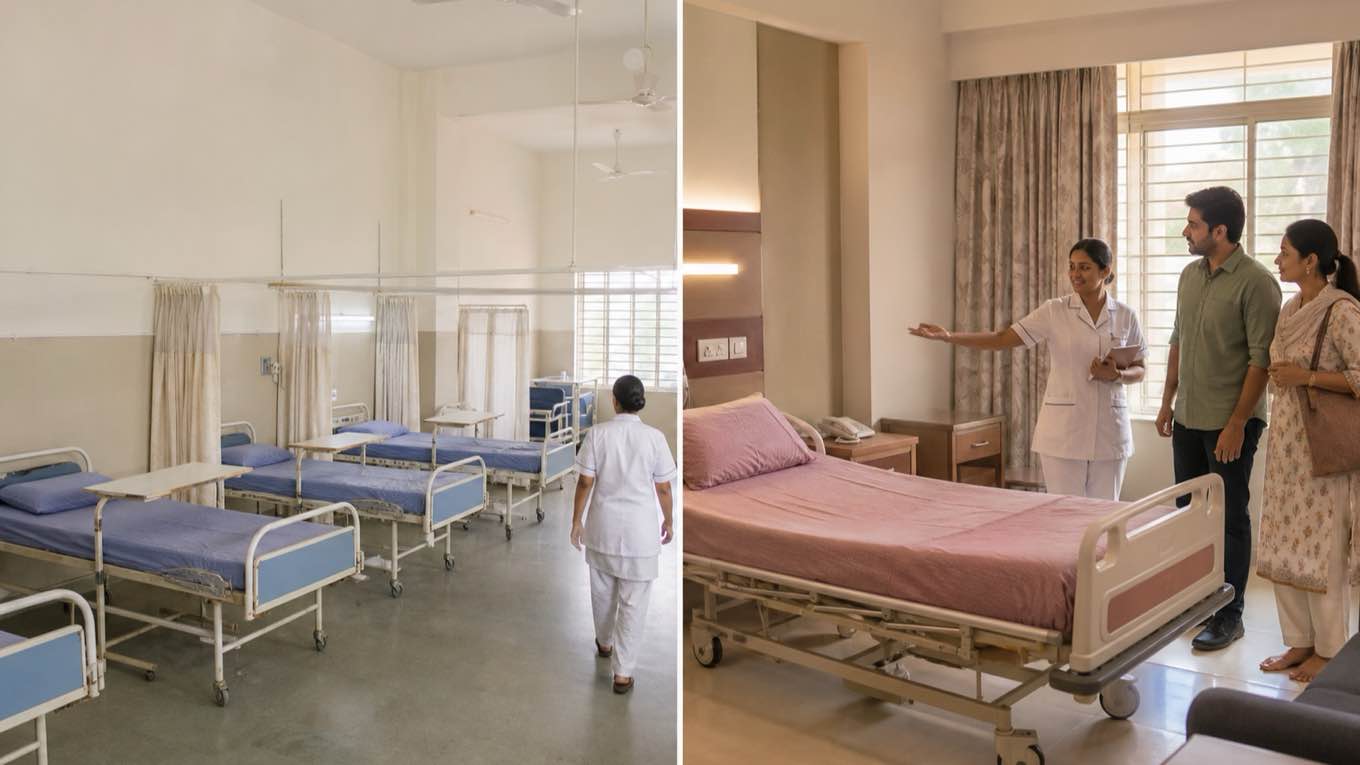 Where to deliver: choosing between a government and a private hospital