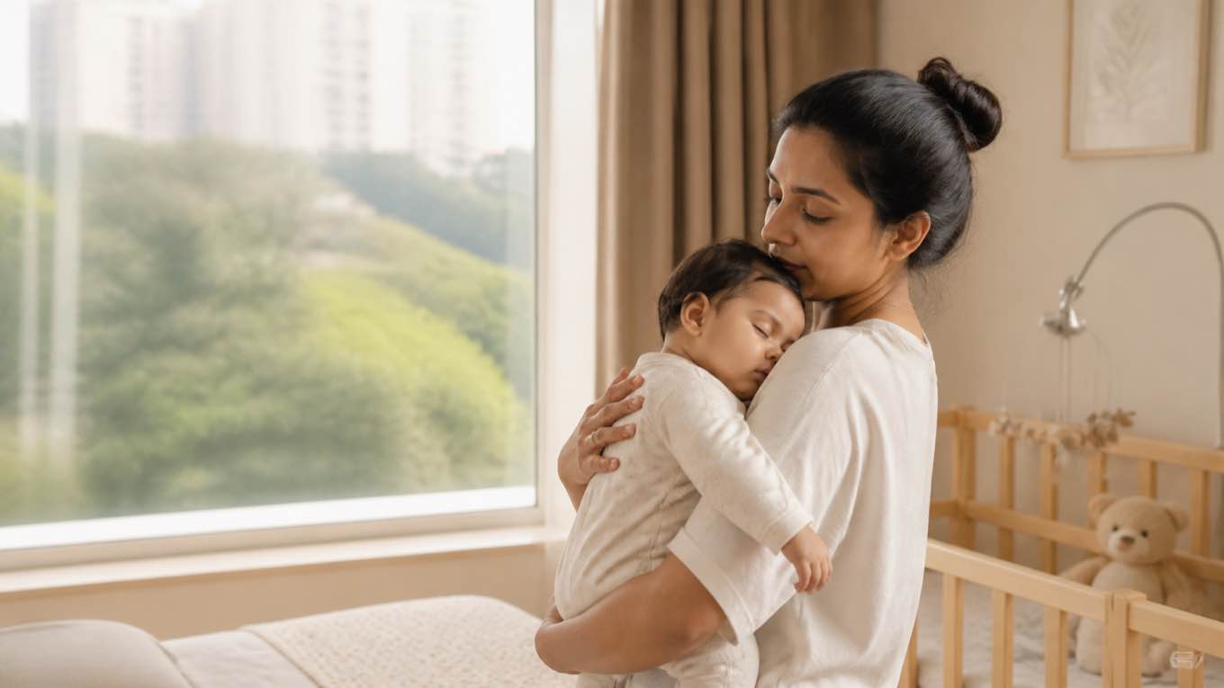 Helping a child fall asleep on their own