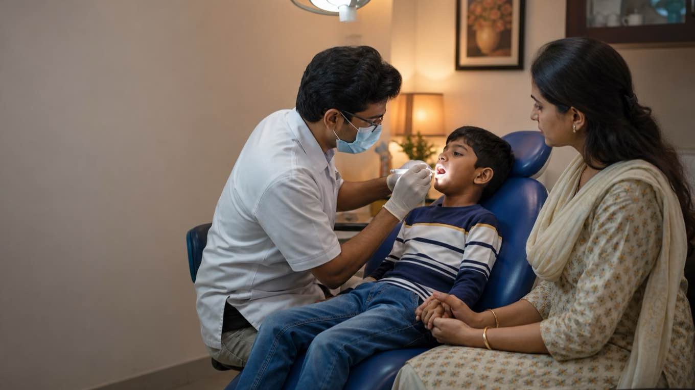 Mouth ulcers and oral thrush in children