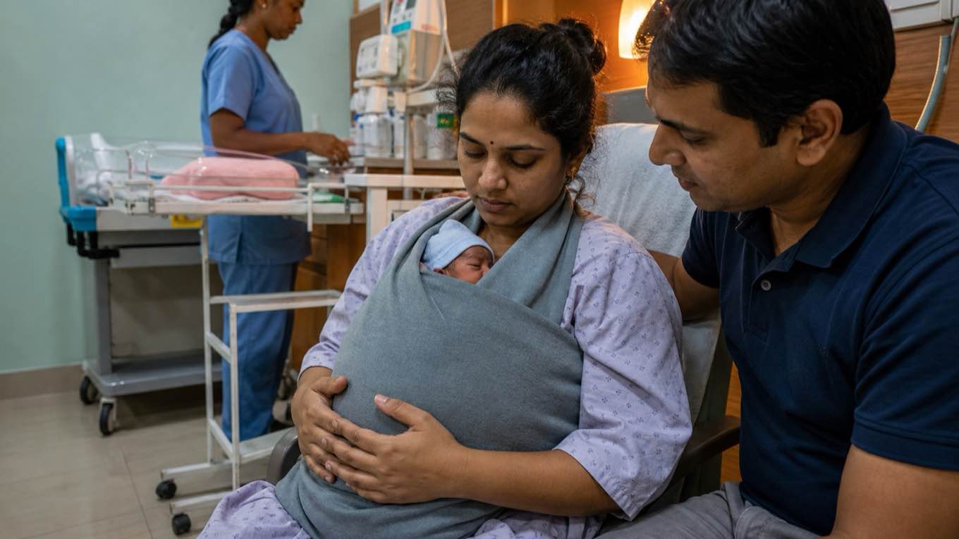 A premature baby: the NICU, kangaroo care, and going home