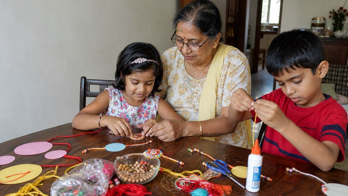 Raksha Bandhan with young children: crafts, meaning and cousins