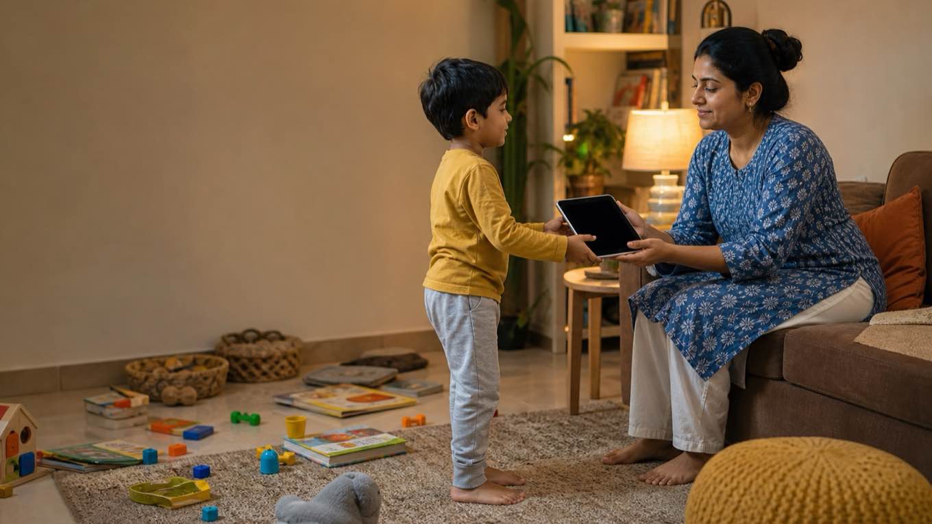 Screen time for under-fives: what the guidance says and how to make it stick