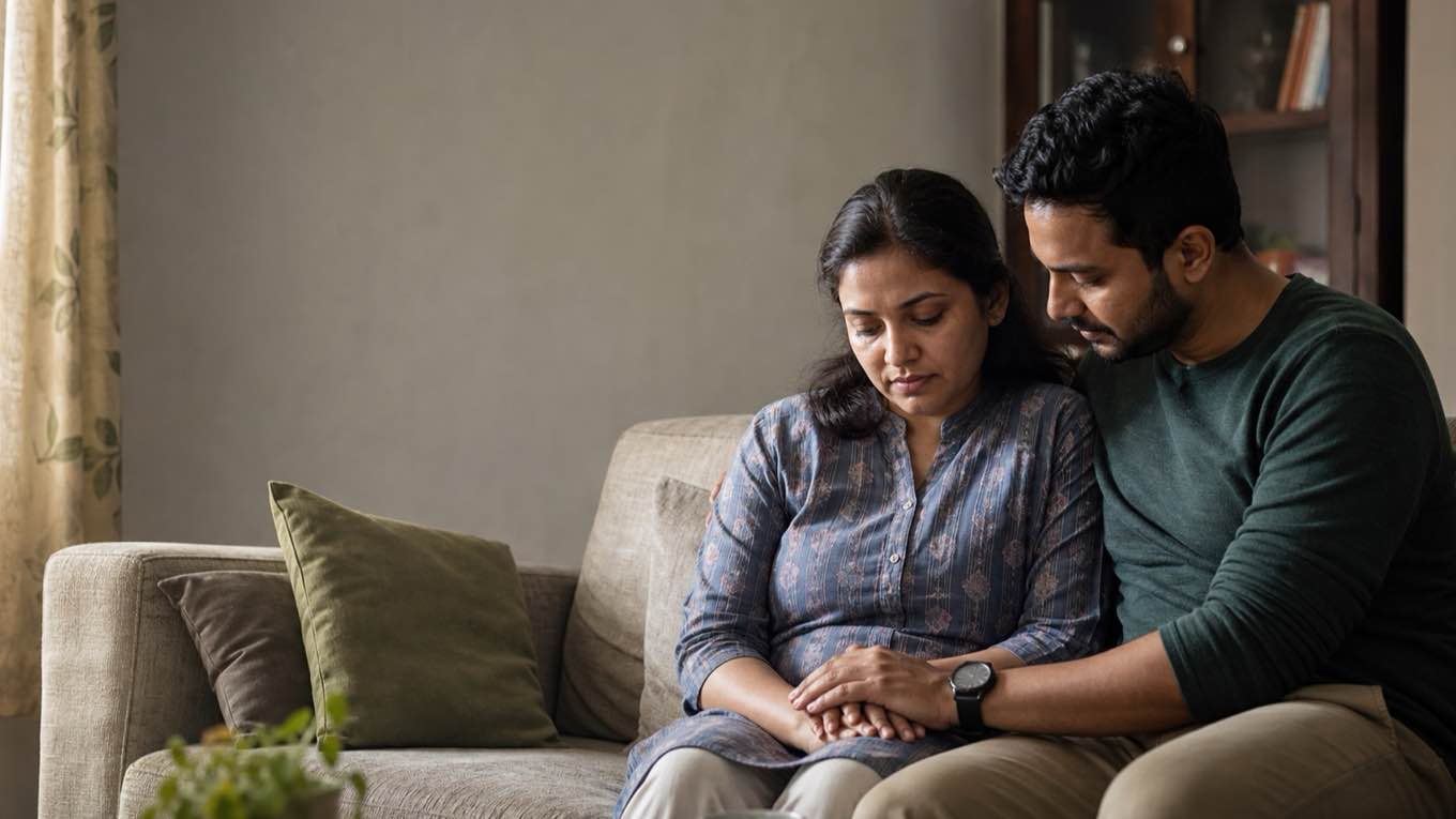 How partners can support each other after a miscarriage