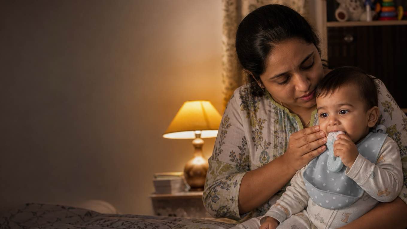Teething: the order teeth arrive, what helps the pain, and what teething does not cause