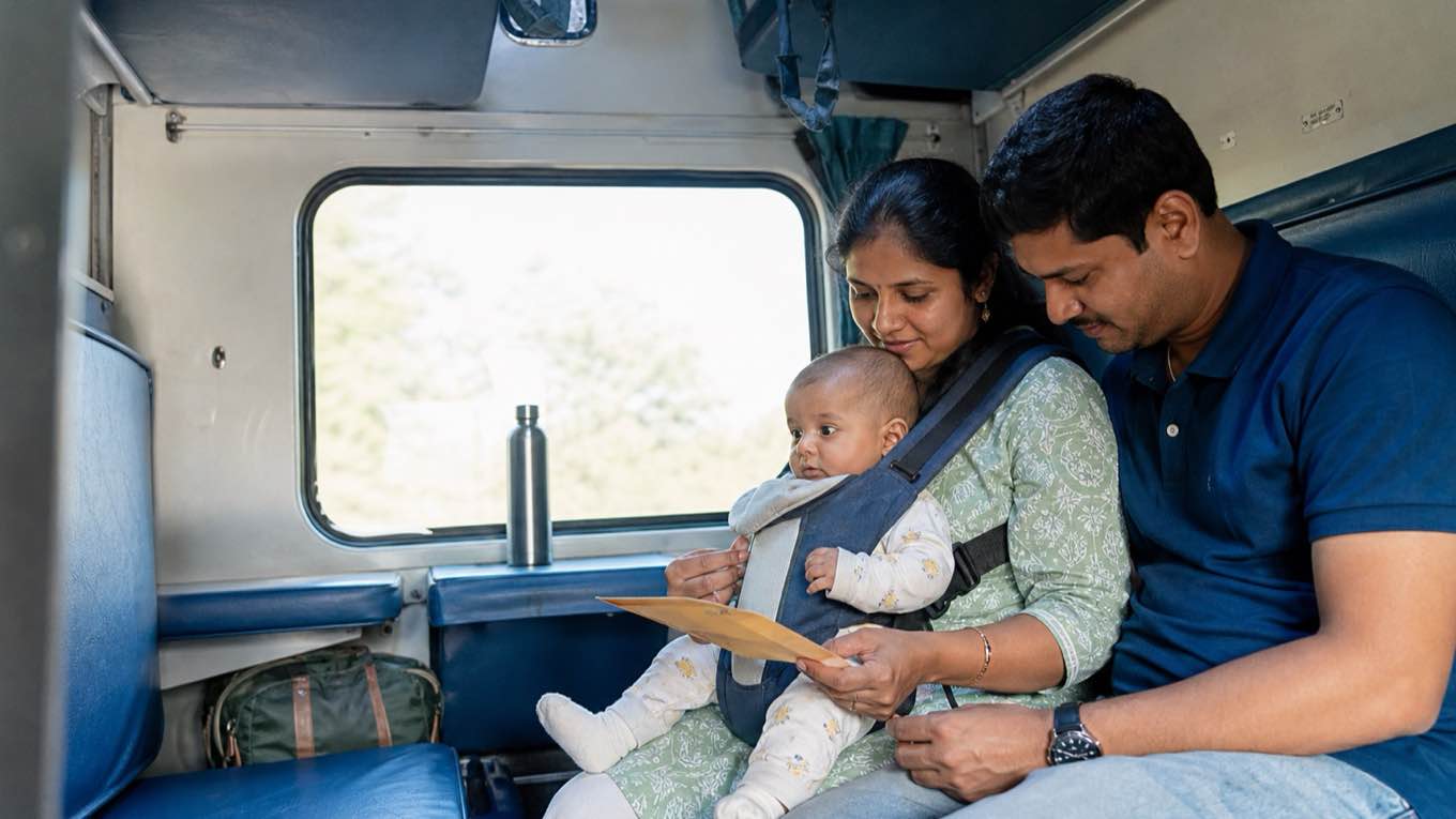 Travelling with a baby in India: trains, flights and long car journeys